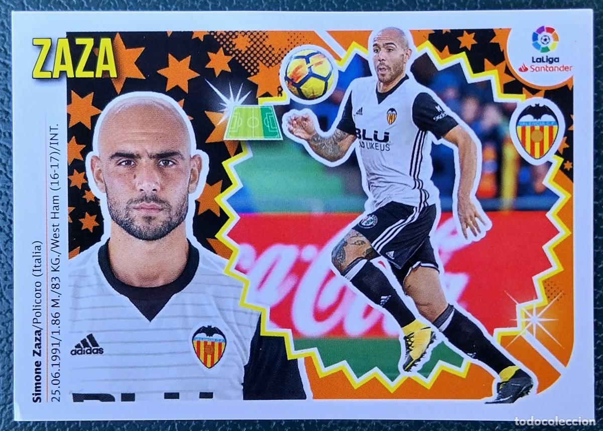 Cartes &agrave; collectionner de Football: 14A / 14 A ZAZA VALENCIA CF CROMOS ALBUM EDICIONES ESTE 2018 2019 18 19