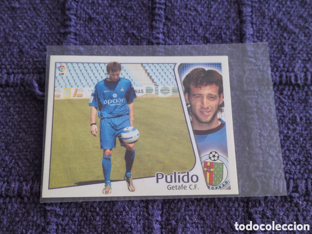 Cromos de f&uacute;tbol: PULIDO COLOCA GETAFE SIN PEGAR EDICIONES ESTE PANINI LIGA TEMPORADA 2004 2005. NUEVO