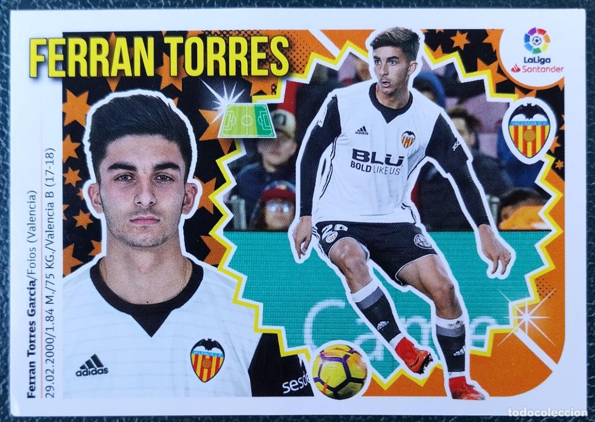 Cromos de f&uacute;tbol: 14B / 14 B FERRAN TORRES VALENCIA CF CROMOS ALBUM EDICIONES ESTE 2018 2019 18 19