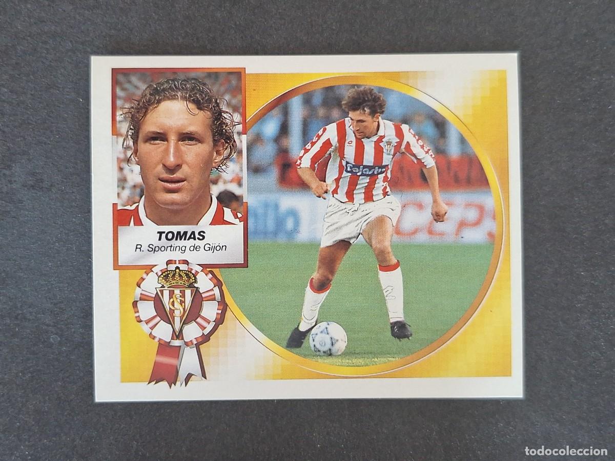 Cromos de f&uacute;tbol: L5 TOMAS SPORTING DE GIJON LIGA ESTE 1994 1995 94 95 NUNCA PEGADO SIN PEGAR