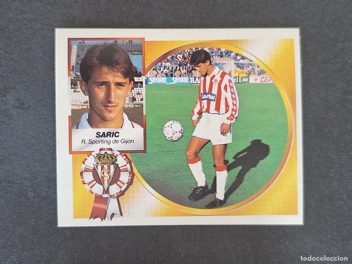 Cromos de f&uacute;tbol: L5 SARIC SPORTING DE GIJON LIGA ESTE 1994 1995 94 95 NUNCA PEGADO SIN PEGAR
