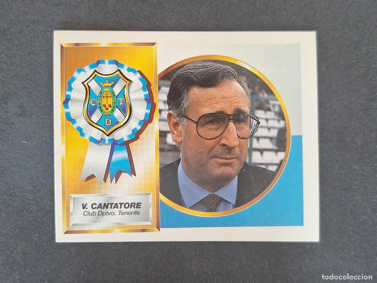 Cromos de f&uacute;tbol: L5 V. CANTATORE ENTRENADOR C. D. TENERIFE LIGA ESTE 1994 1995 94 95 NUNCA PEGADO SIN PEGAR