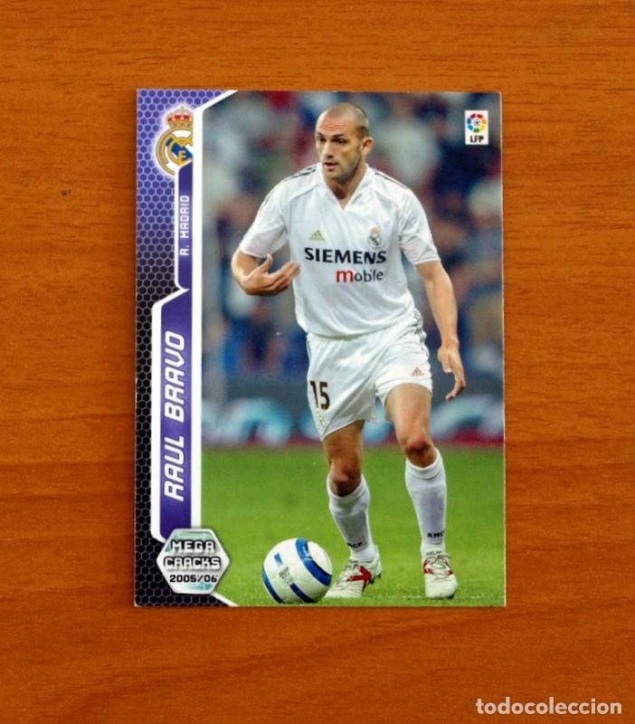 Cromos de f&uacute;tbol: Real Madrid -N&ordm; 188 Ra&uacute;l Bravo -Megacracks Las Fichas Liga 2005-2006-05-06 Mega Cracks Panini
