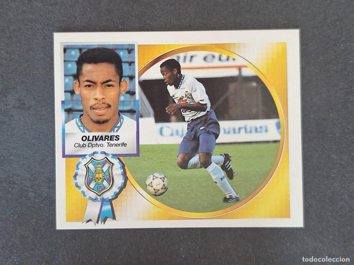 Cromos de f&uacute;tbol: L5 OLIVARES C. D. TENERIFE LIGA ESTE 1994 1995 94 95 NUNCA PEGADO SIN PEGAR
