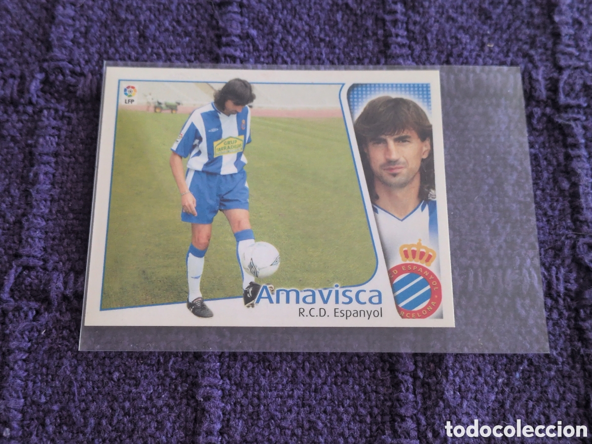 Cromos de f&uacute;tbol: ESTE 04 05 2004 2005. COLOCA AMAVISCA. CROMO SIN PEGAR. NUNCA PEGADO. NUEVO