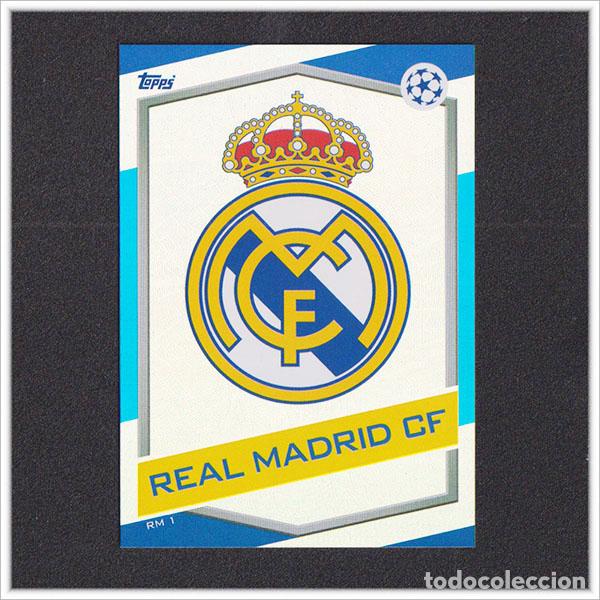 Cromos de f&uacute;tbol: TOPPS MATCH ATTAX CHAMPIONS LEAGUE 2016 2017 16 17 ESCUDO 1 REAL MADRID COLECCI&Oacute;N UEFA CARD
