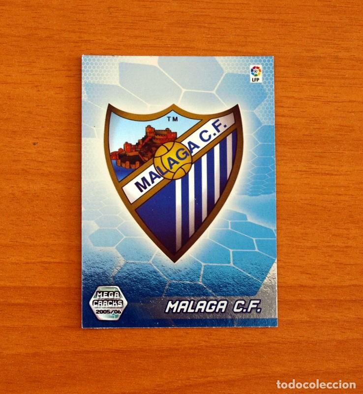 Cromos de f&uacute;tbol: M&aacute;laga -N&ordm; 199 Escudo -Megacracks Las Fichas Liga 2005-2006-05-06 Mega Cracks Panini