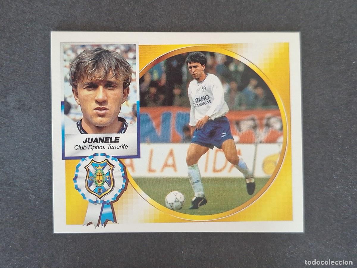 Cromos de f&uacute;tbol: L5 JUANELE C. D. TENERIFE LIGA ESTE 1994 1995 94 95 NUNCA PEGADO SIN PEGAR