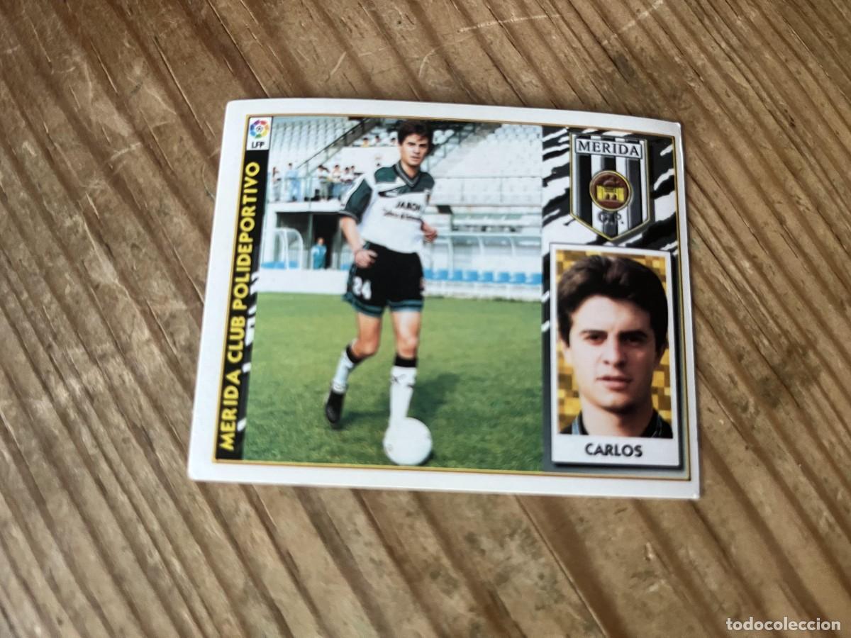 Cartes &agrave; collectionner de Football: CROMO SIN PEGAR NUNCA PEGADO ALBUM LIGA ESTE 97 98 1997 1998 MERIDA CARLOS