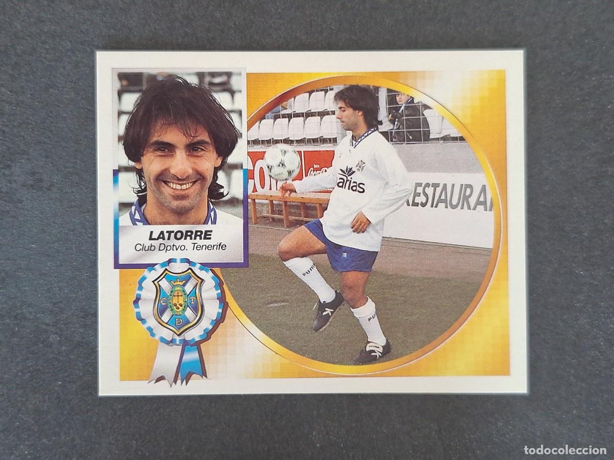 Cromos de f&uacute;tbol: L5 LATORRE C. D. TENERIFE LIGA ESTE 1994 1995 94 95 NUNCA PEGADO SIN PEGAR