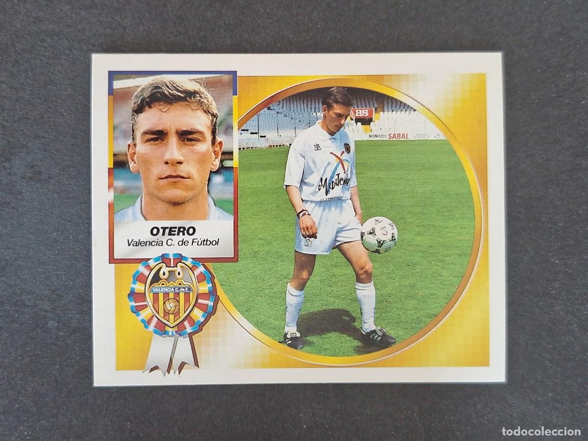 Fu&szlig;ball-Sticker: L5 OTERO VALENCIA C. F. LIGA ESTE 1994 1995 94 95 NUNCA PEGADO SIN PEGAR