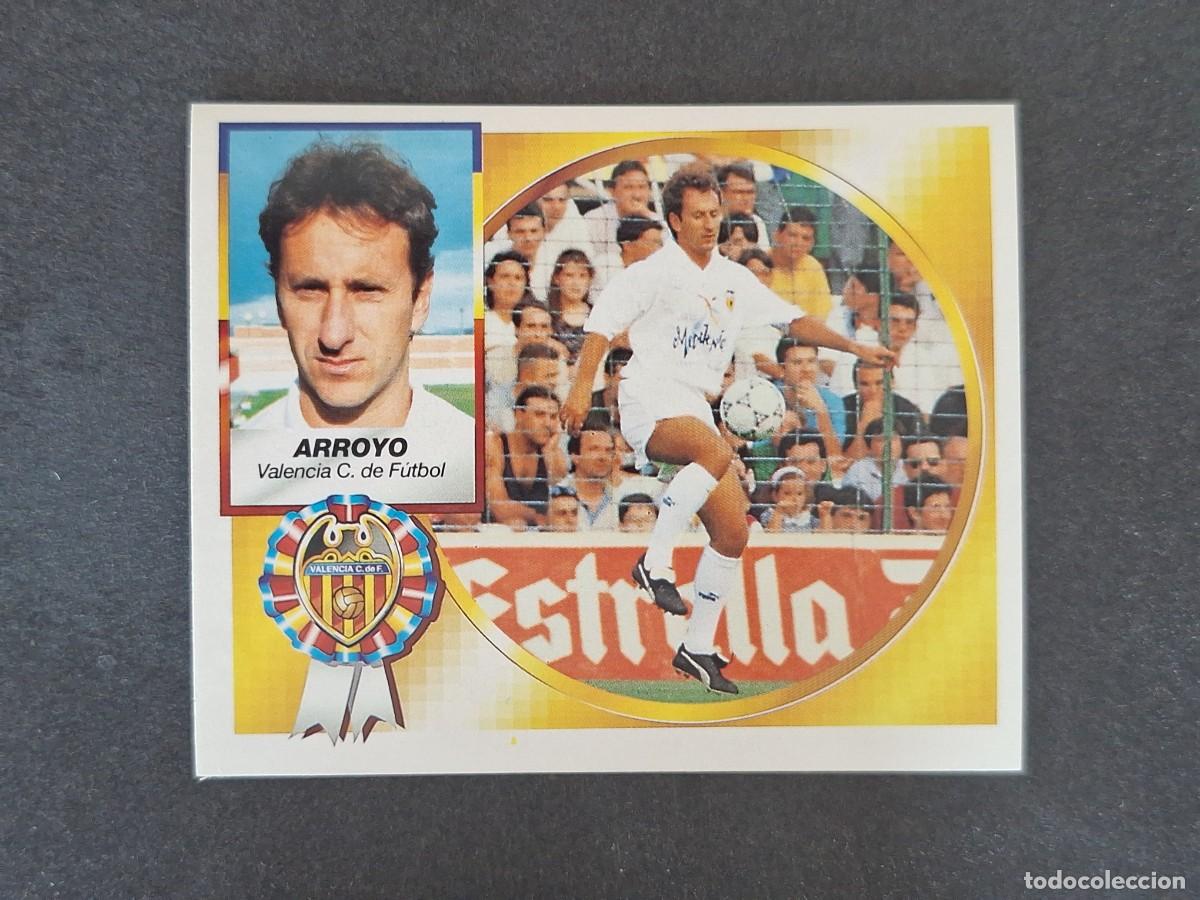 Fu&szlig;ball-Sticker: L5 ARROYO VALENCIA C. F. LIGA ESTE 1994 1995 94 95 NUNCA PEGADO SIN PEGAR