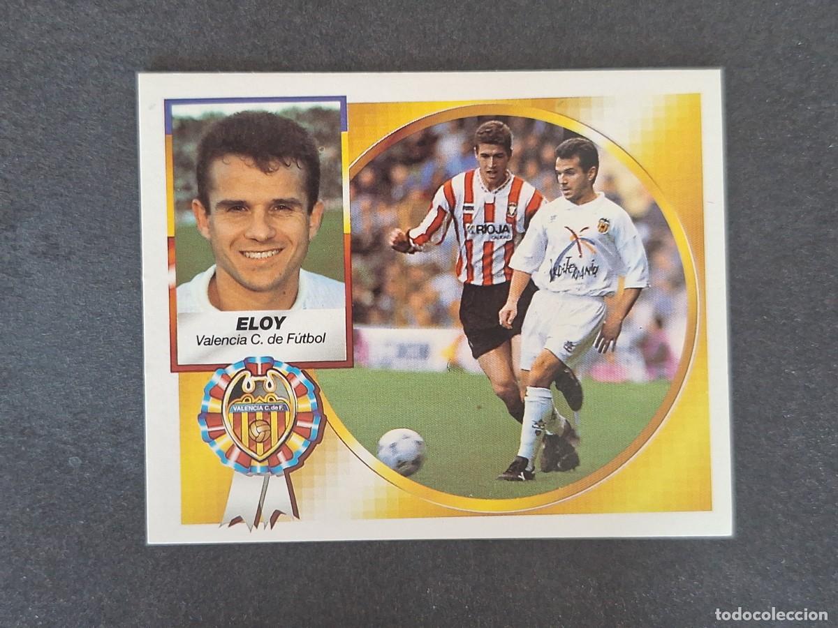 Fu&szlig;ball-Sticker: L5 ELOY VALENCIA C. F. LIGA ESTE 1994 1995 94 95 NUNCA PEGADO SIN PEGAR