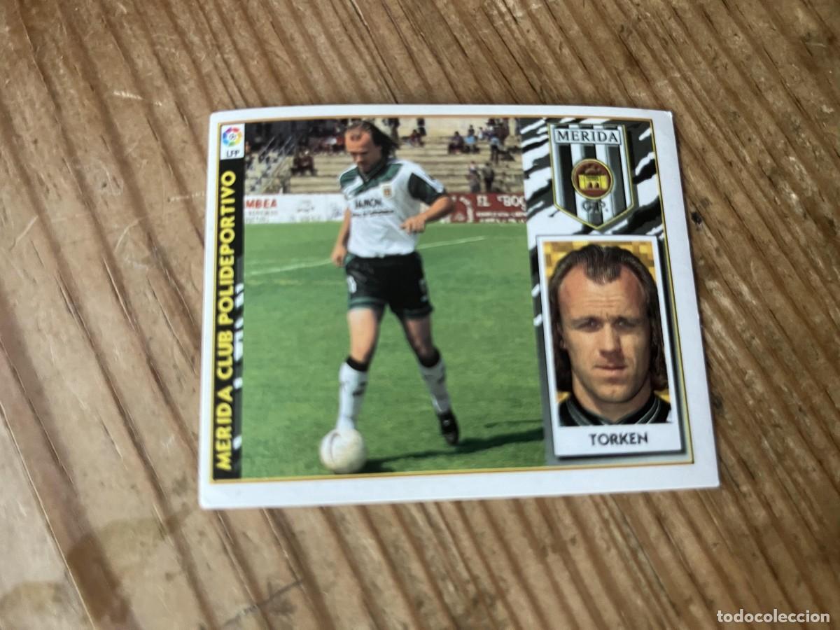 Fu&szlig;ball-Sticker: CROMO SIN PEGAR NUNCA PEGADO ALBUM LIGA ESTE 97 98 1997 1998 MERIDA TORKEN BAJA