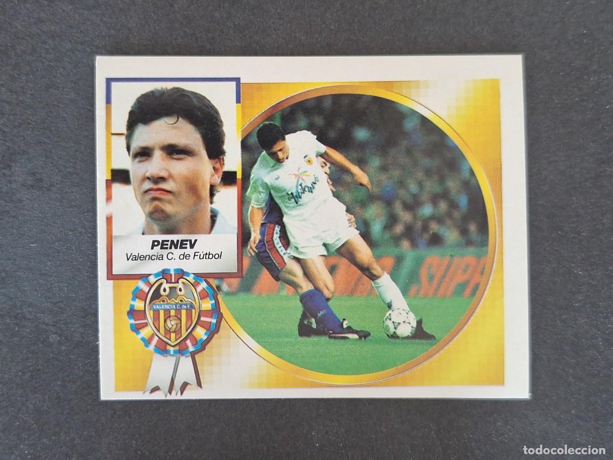 Cartes &agrave; collectionner de Football: L5 PENEV VALENCIA C. F. LIGA ESTE 1994 1995 94 95 NUNCA PEGADO SIN PEGAR