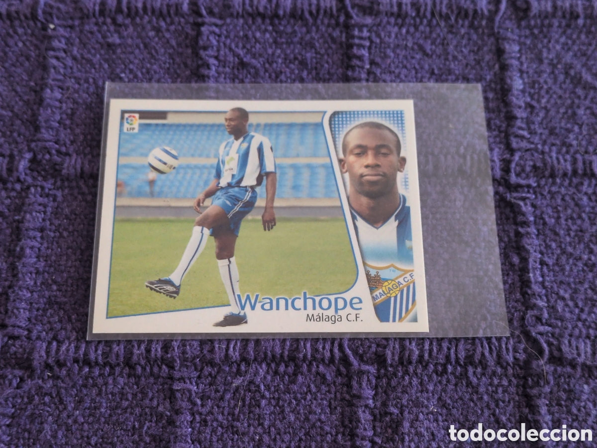 Football Stickers: EDICIONES ESTE 2004-2005 FICHAJE N&ordm;43 WANCHOPE (MALAGA) NUNCA PEGADO. NUEVO