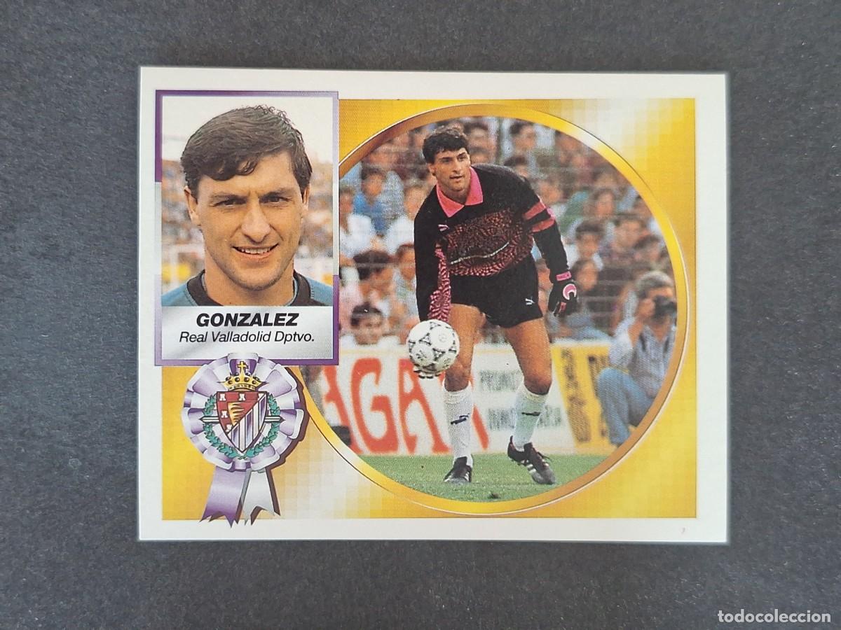 Fu&szlig;ball-Sticker: L5 GONZALEZ REAL VALLADOLID LIGA ESTE 1994 1995 94 95 NUNCA PEGADO SIN PEGAR