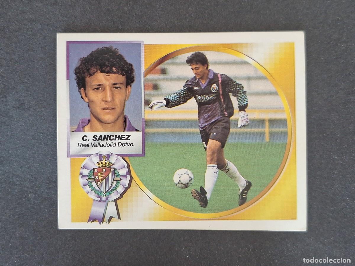 Fu&szlig;ball-Sticker: L5 C. SANCHEZ REAL VALLADOLID LIGA ESTE 1994 1995 94 95 NUNCA PEGADO SIN PEGAR