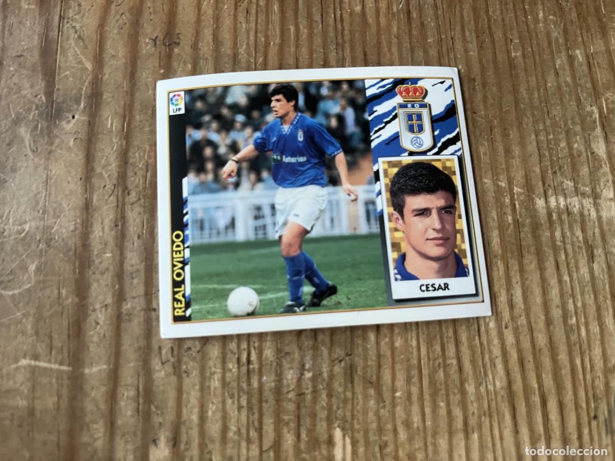 Fu&szlig;ball-Sticker: CROMO SIN PEGAR NUNCA PEGADO ALBUM LIGA ESTE 97 98 1997 1998 REAL OVIEDO CESAR