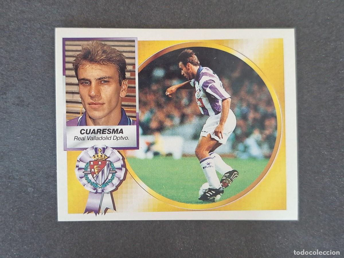 Fu&szlig;ball-Sticker: L5 CUARESMA REAL VALLADOLID LIGA ESTE 1994 1995 94 95 NUNCA PEGADO SIN PEGAR