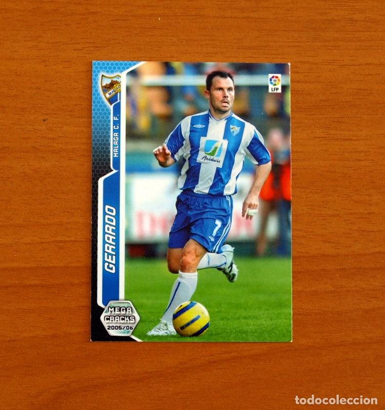 Cromos de Futebol: M&aacute;laga -N&ordm; 201 Gerardo -Megacracks Las Fichas Liga 2005-2006-05-06 Mega Cracks Panini