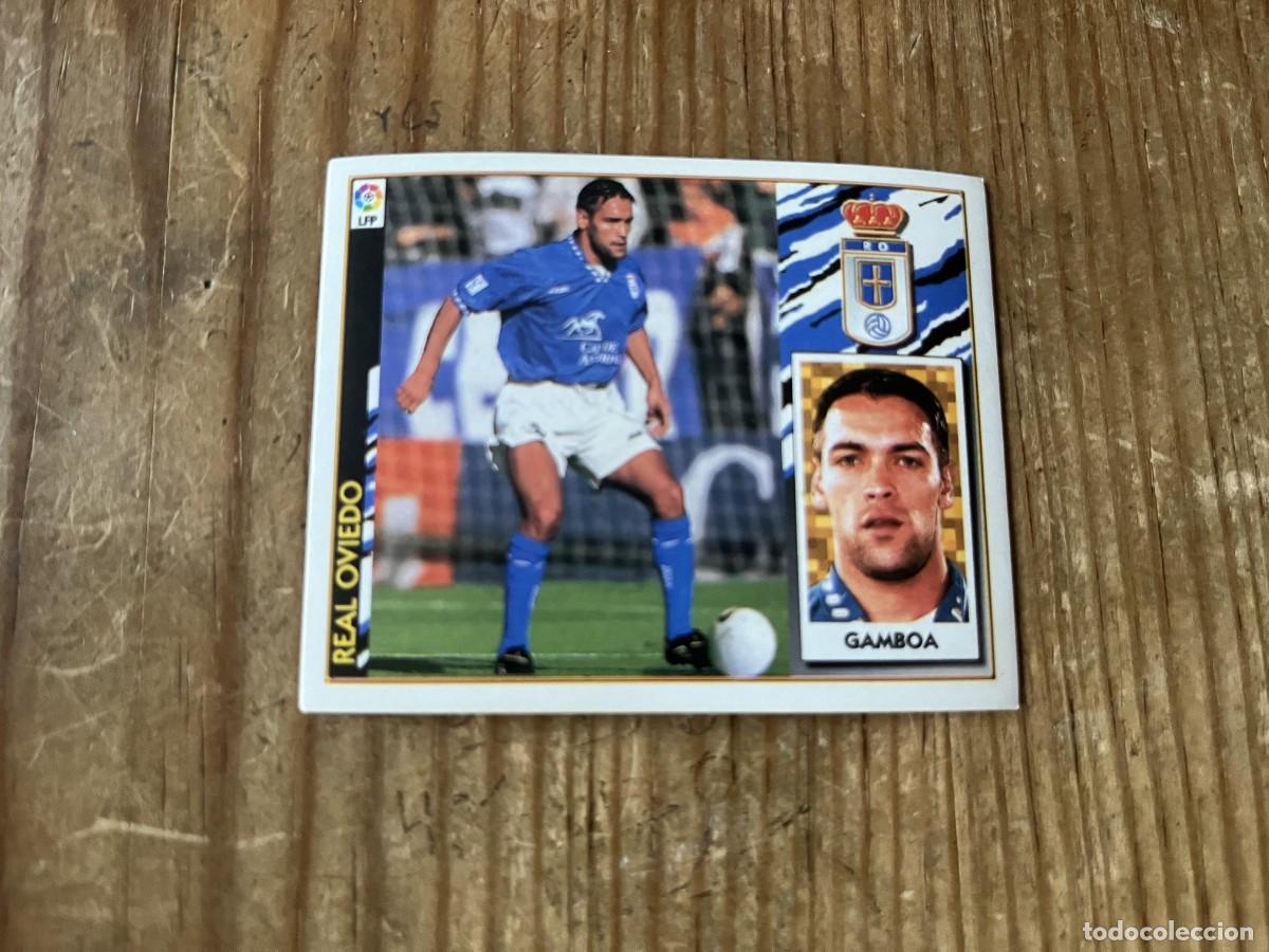 Cromos de Futebol: CROMO SIN PEGAR NUNCA PEGADO ALBUM LIGA ESTE 97 98 1997 1998 REAL OVIEDO GAMBOA