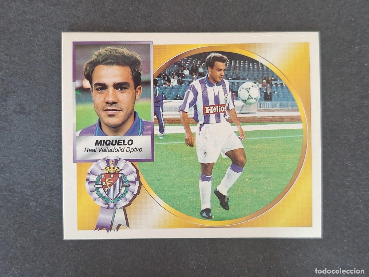 Fu&szlig;ball-Sticker: L5 MIGUELO REAL VALLADOLID LIGA ESTE 1994 1995 94 95 NUNCA PEGADO SIN PEGAR