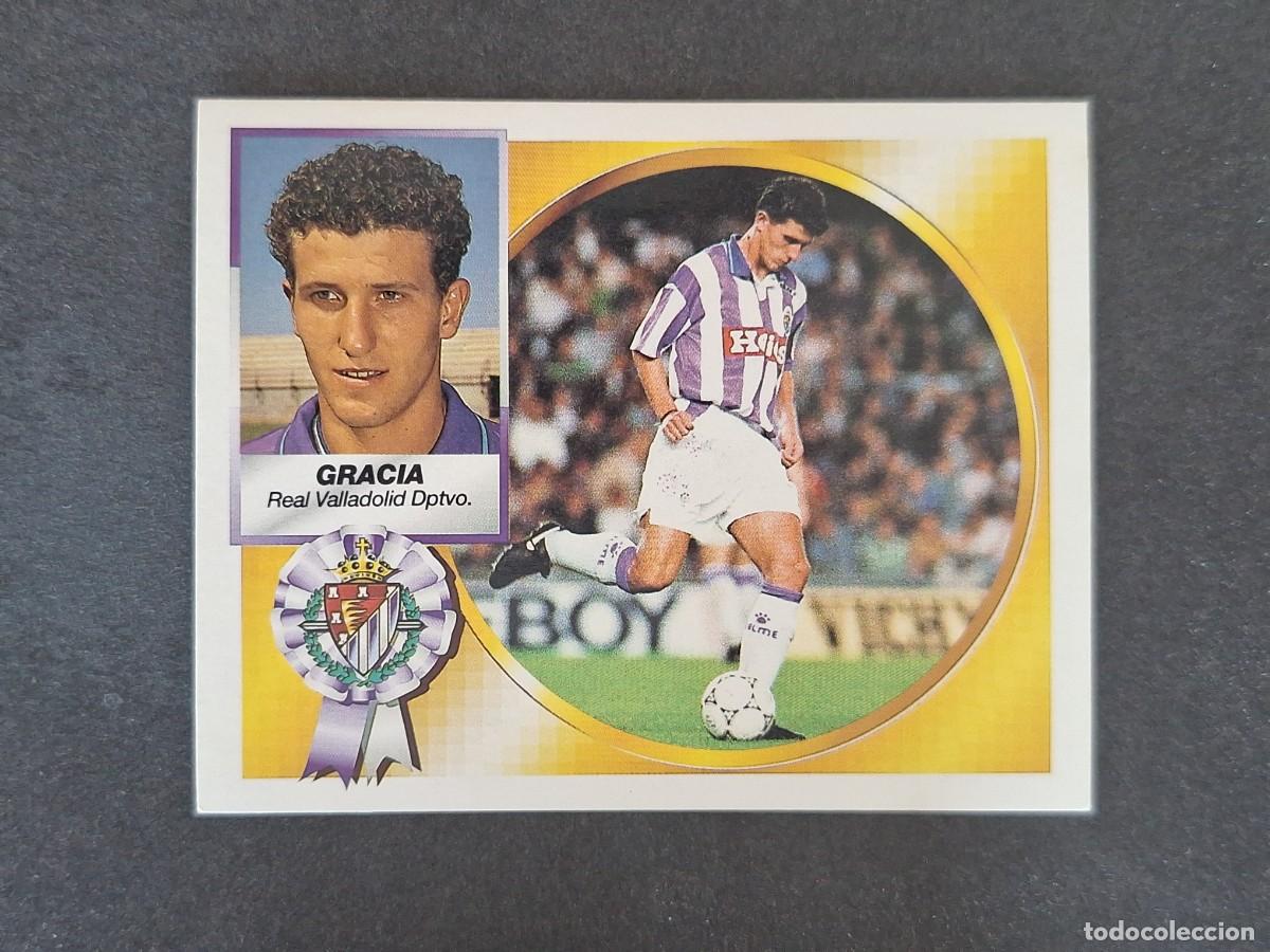 Fu&szlig;ball-Sticker: L5 GRACIA REAL VALLADOLID LIGA ESTE 1994 1995 94 95 NUNCA PEGADO SIN PEGAR