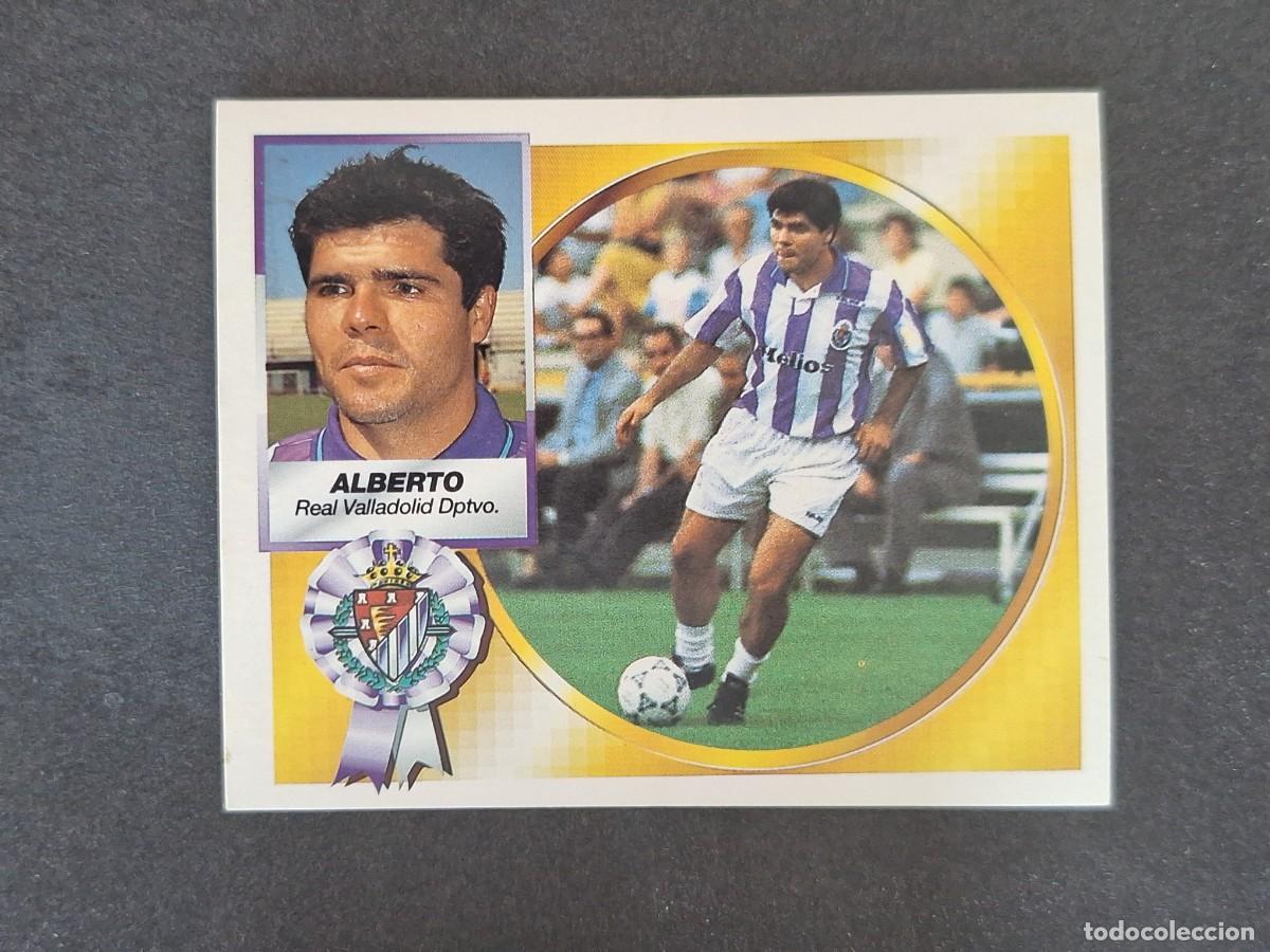 Football Stickers: L5 ALBERTO REAL VALLADOLID LIGA ESTE 1994 1995 94 95 NUNCA PEGADO SIN PEGAR