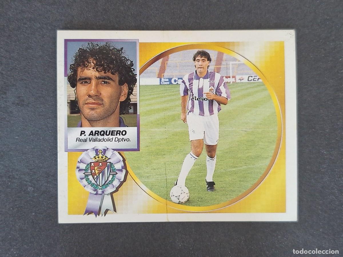 Football Stickers: L5 P. ARQUERO REAL VALLADOLID LIGA ESTE 1994 1995 94 95 NUNCA PEGADO SIN PEGAR
