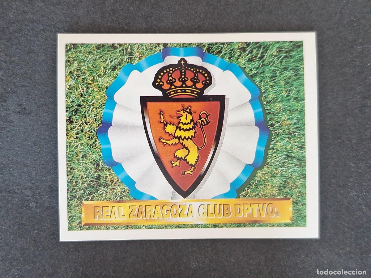 Football Stickers: L5 ESCUDO REAL ZARAGOZA LIGA ESTE 1994 1995 94 95 NUNCA PEGADO SIN PEGAR
