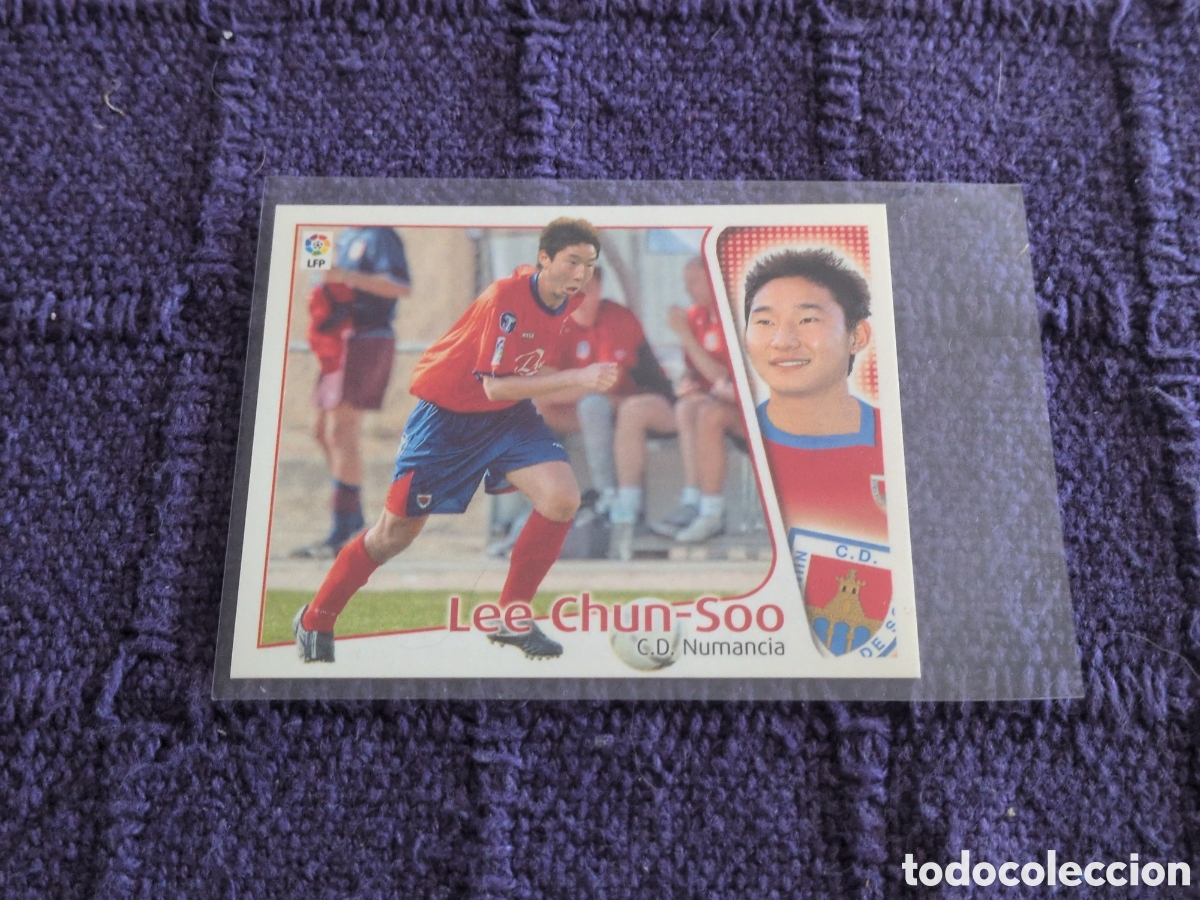 Football Stickers: EDICIONES ESTE 2004-2005 FICHAJE N&ordm;42 LEE CHUN SOO (NUMANCIA) NUNCA PEGADO. NUEVO