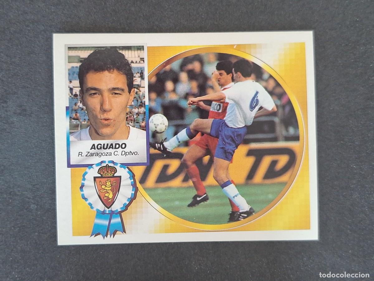 Football Stickers: L5 AGUADO REAL ZARAGOZA LIGA ESTE 1994 1995 94 95 NUNCA PEGADO SIN PEGAR