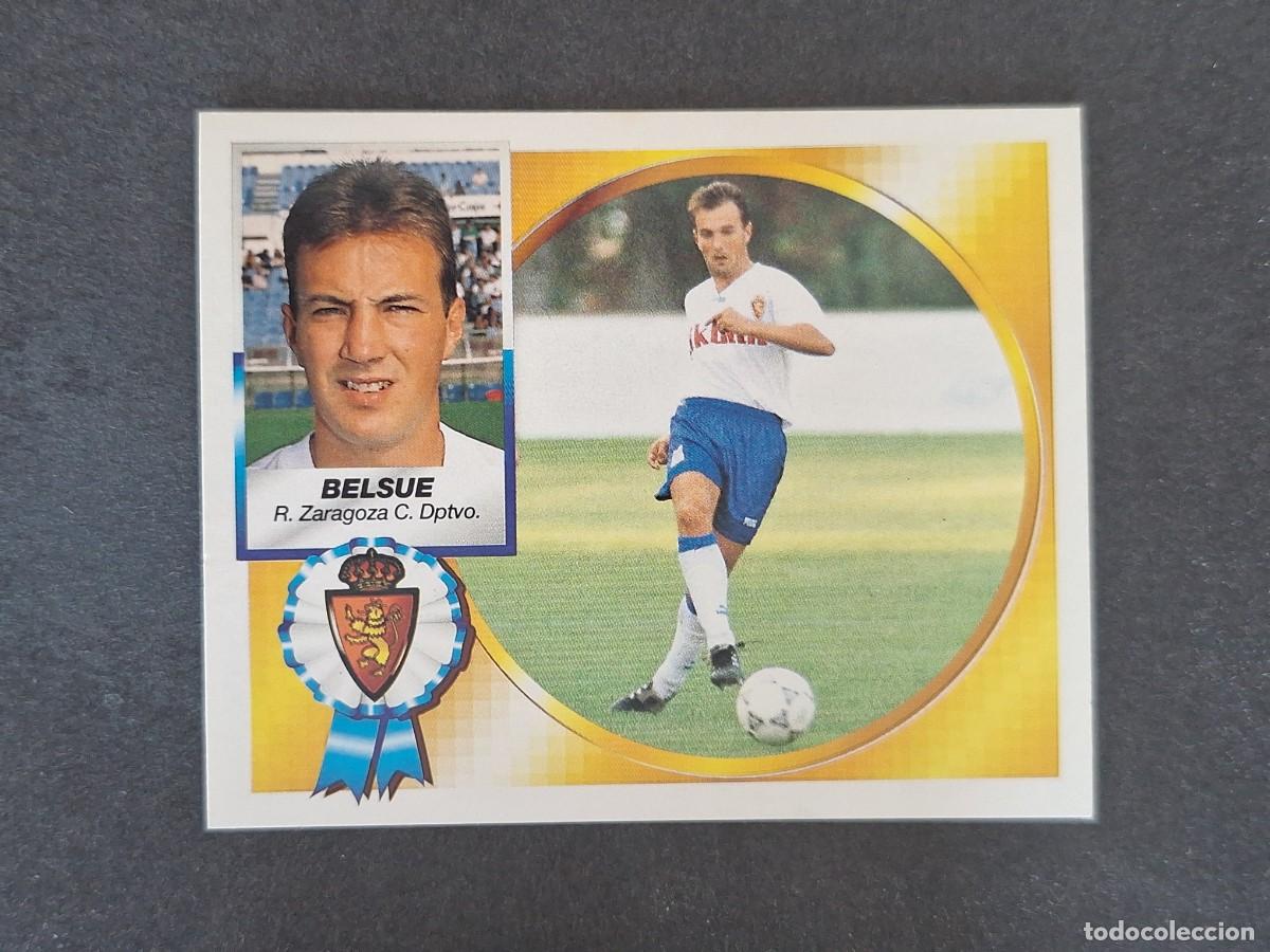 Cromos de f&uacute;tbol: L5 BELSUE REAL ZARAGOZA LIGA ESTE 1994 1995 94 95 NUNCA PEGADO SIN PEGAR