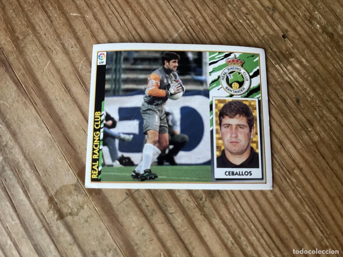 Cromos de f&uacute;tbol: CROMO SIN PEGAR NUNCA PEGADO ALBUM LIGA ESTE 97 98 1997 1998 RACING SANTANDER CEBALLOS