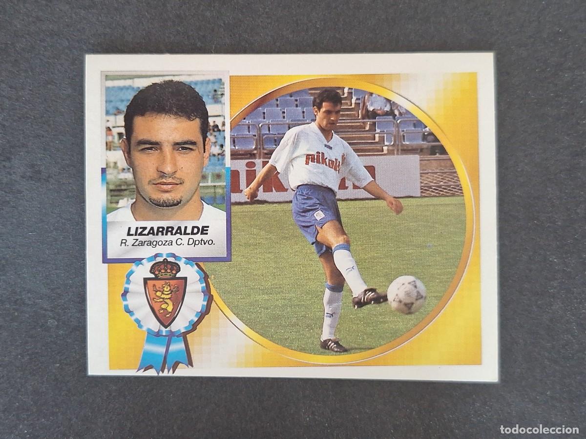Cromos de f&uacute;tbol: L5 LIZARRALDE REAL ZARAGOZA LIGA ESTE 1994 1995 94 95 NUNCA PEGADO SIN PEGAR