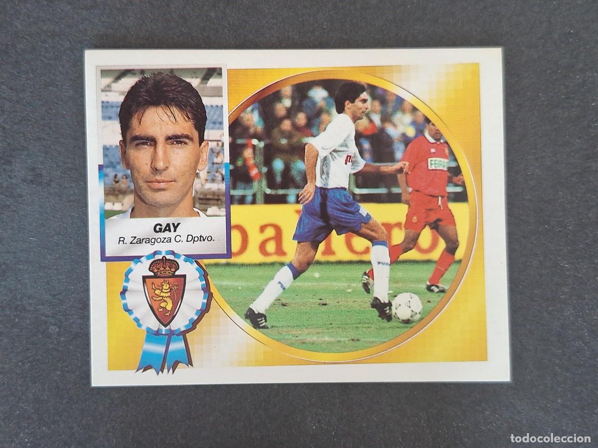 Cromos de f&uacute;tbol: L5 GAY REAL ZARAGOZA LIGA ESTE 1994 1995 94 95 NUNCA PEGADO SIN PEGAR