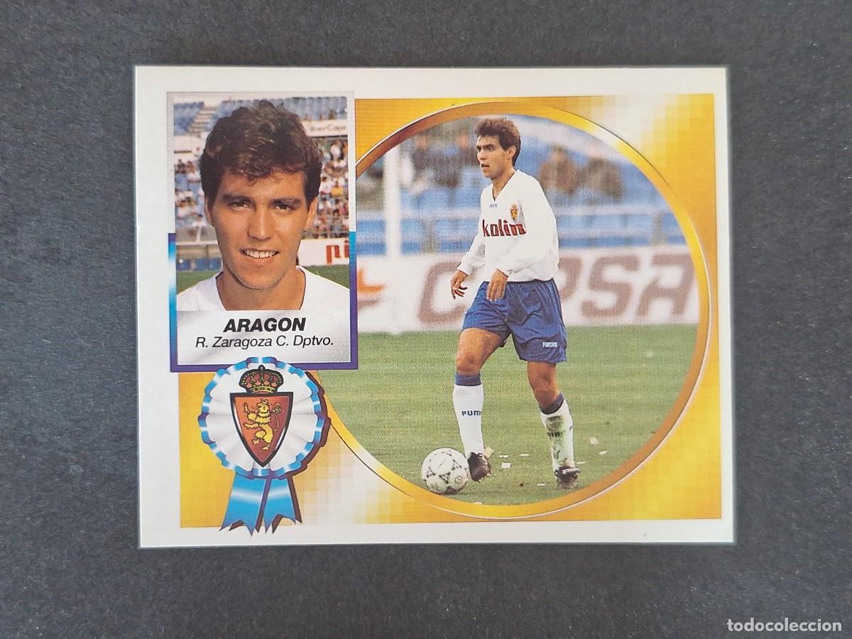 Cromos de f&uacute;tbol: L5 ARAGON REAL ZARAGOZA LIGA ESTE 1994 1995 94 95 NUNCA PEGADO SIN PEGAR