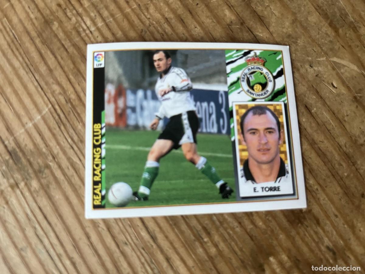 Cromos de f&uacute;tbol: CROMO SIN PEGAR NUNCA PEGADO ALBUM LIGA ESTE 97 98 1997 1998 RACING SANTANDER ESTEBAN TORRE