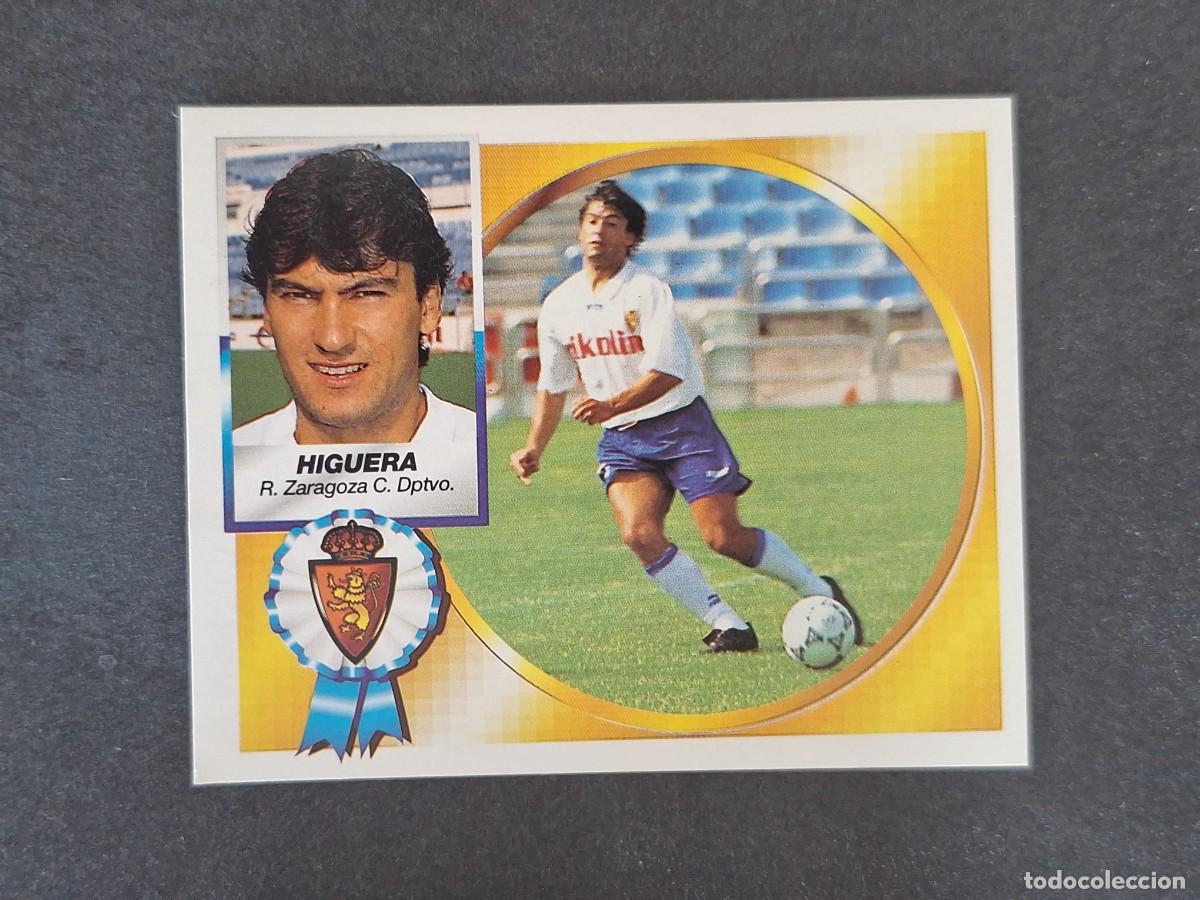 Cromos de f&uacute;tbol: L5 HIGUERA REAL ZARAGOZA LIGA ESTE 1994 1995 94 95 NUNCA PEGADO SIN PEGAR