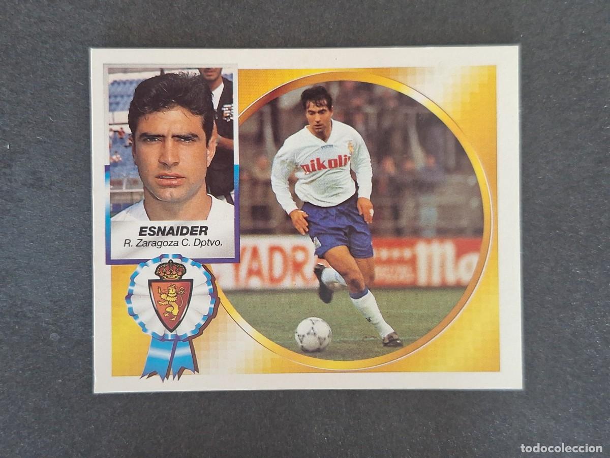 Football Stickers: L5 ESNAIDER REAL ZARAGOZA LIGA ESTE 1994 1995 94 95 NUNCA PEGADO SIN PEGAR