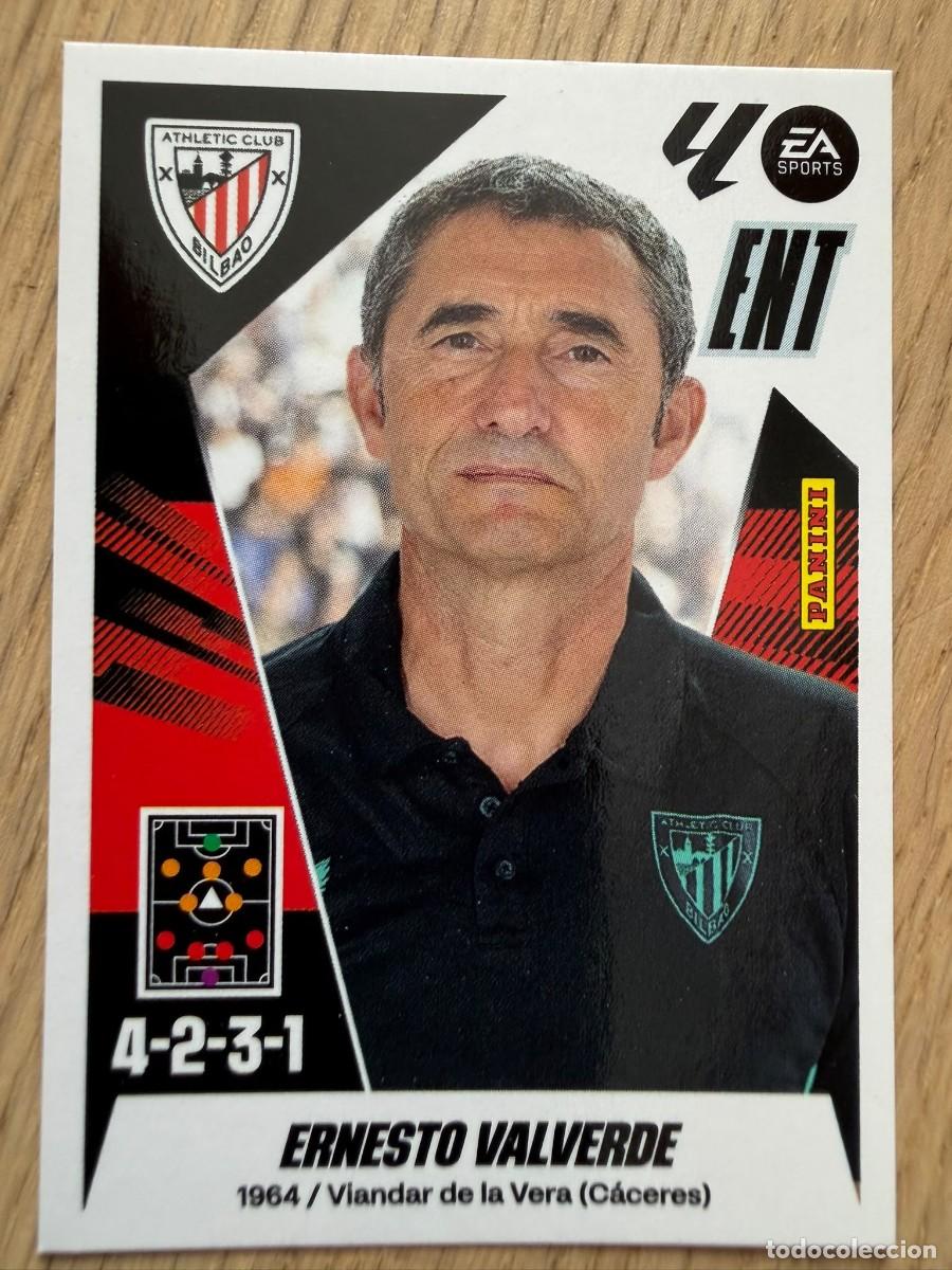 Football Stickers: 2 VALVERDE ENTRENADOR ATHLETIC BILBAO 25 26 2025 2026 LIGA EA SPORTS COLECCIONES ESTE SIN PEGAR