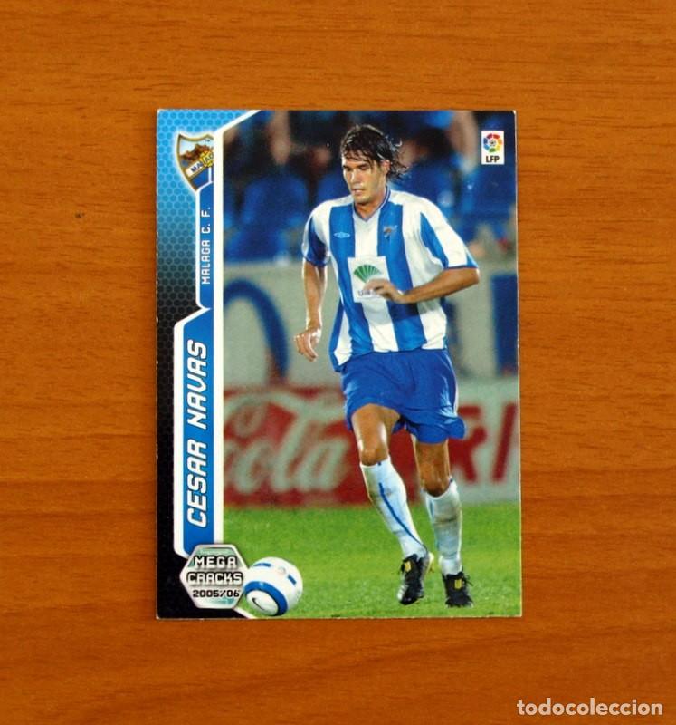 Fu&szlig;ball-Sticker: M&aacute;laga -N&ordm; 204 C&eacute;sar Navas -Megacracks Las Fichas Liga 2005-2006-05-06 Mega Cracks Panini