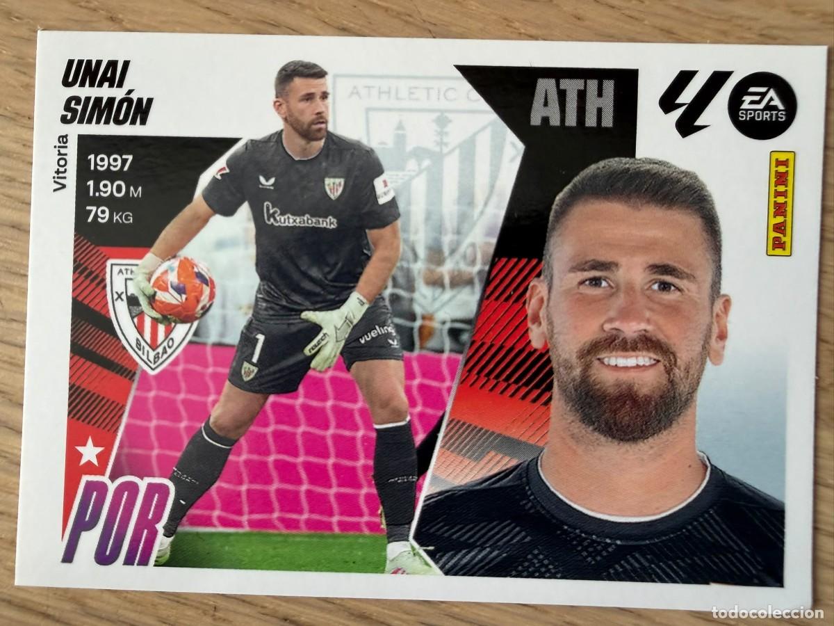 Cromos de f&uacute;tbol: 3 UNAI SIMON ATHLETIC BILBAO 25 26 2025 2026 LIGA EA SPORTS COLECCIONES ESTE SIN PEGAR STICKER