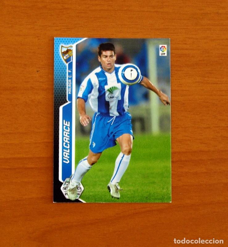 Cromos de f&uacute;tbol: M&aacute;laga -N&ordm; 206 Valcarce -Megacracks Las Fichas Liga 2005-2006-05-06 Mega Cracks Panini