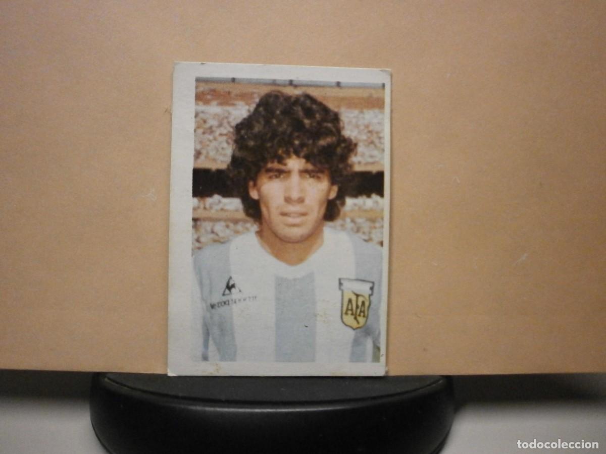 Figurine di Calcio: cromo fher 44 maradona espa&ntilde;a 82