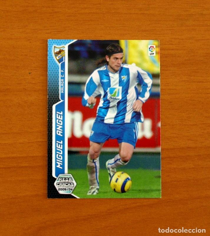 Figurine di Calcio: M&aacute;laga -N&ordm; 209 Miguel &Aacute;ngel -Megacracks Las Fichas Liga 2005-2006-05-06 Mega Cracks Panini