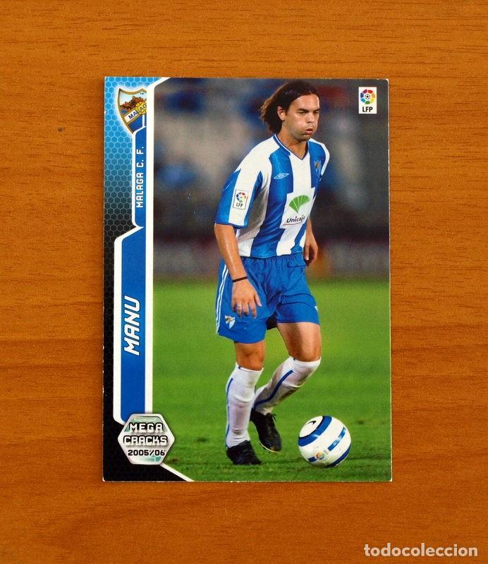 Cromos de f&uacute;tbol: M&aacute;laga -N&ordm; 211 Manu -Megacracks Las Fichas Liga 2005-2006-05-06 Mega Cracks Panini