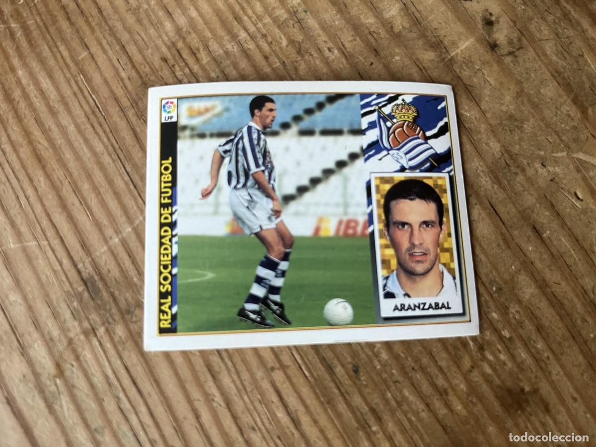 Cromos de Futebol: CROMO SIN PEGAR NUNCA PEGADO ALBUM LIGA ESTE 97 98 1997 1998 REAL SOCIEDAD ARANZABAL