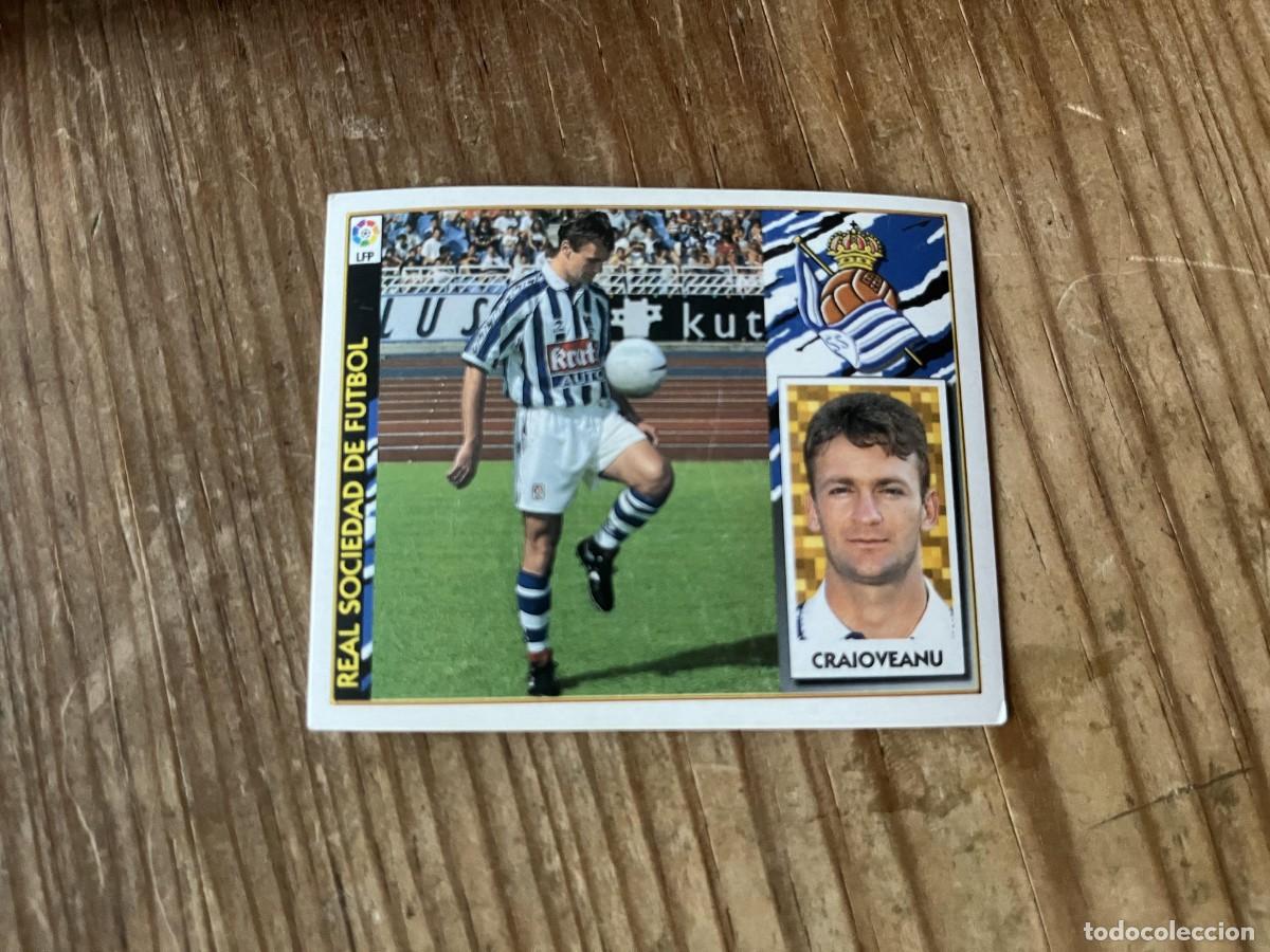 Cromos de Futebol: CROMO SIN PEGAR NUNCA PEGADO ALBUM LIGA ESTE 97 98 1997 1998 REAL SOCIEDAD CRAIOVEANU